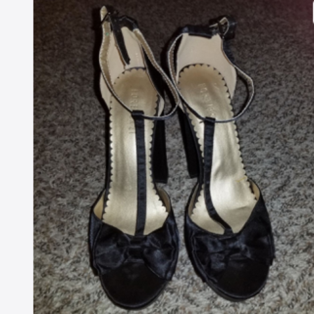Black Chunky Heels